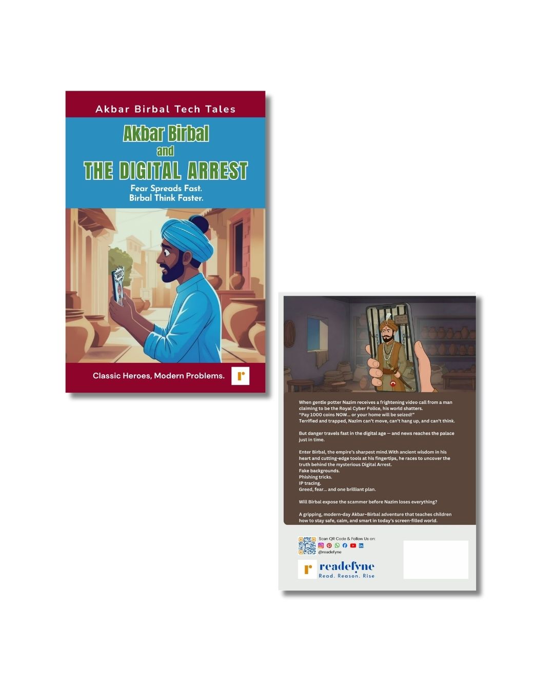 akbar birbal tech tales – set of 5 books (part 1) | children's stories on digital safety, cyber awareness | ages 8+ akbar birbal tech tales – set of 5 books (part 1) | children's stories on digital safety, cyber awareness | ages 8+