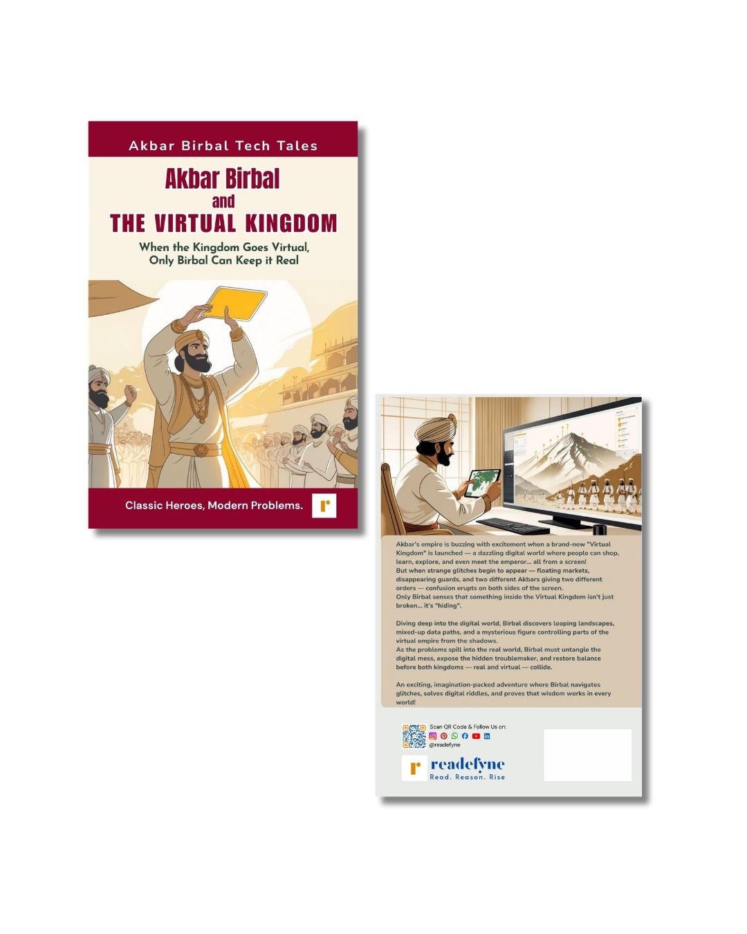 akbar birbal tech tales – set of 5 books (part 1) | children's stories on digital safety, cyber awareness | ages 8+ akbar birbal tech tales – set of 5 books (part 1) | children's stories on digital safety, cyber awareness | ages 8+