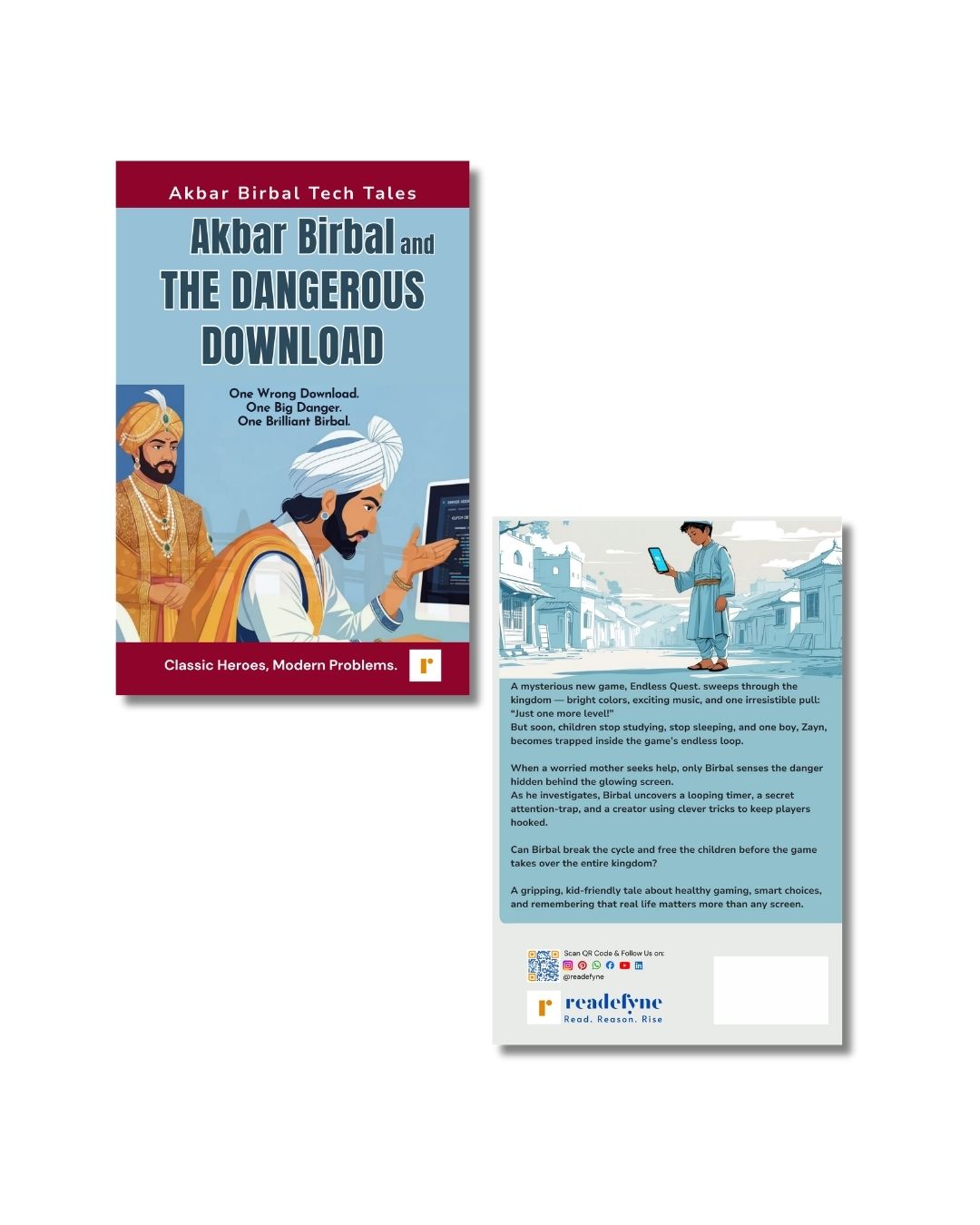 akbar birbal tech tales – set of 5 books (part 1) | children's stories on digital safety, cyber awareness | ages 8+ akbar birbal tech tales – set of 5 books (part 1) | children's stories on digital safety, cyber awareness | ages 8+