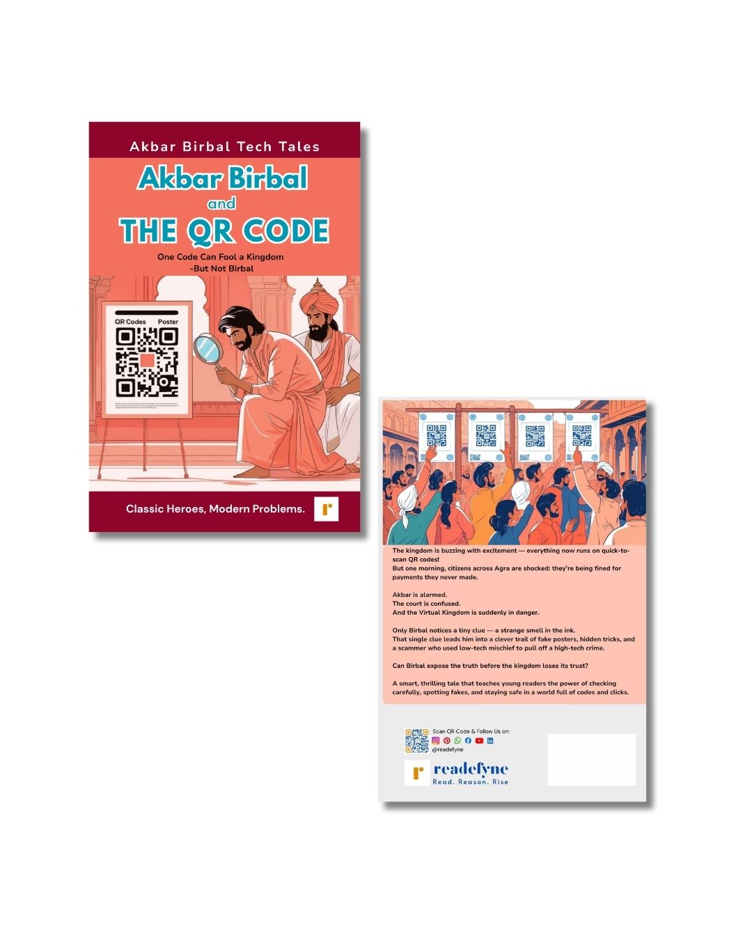 akbar birbal tech tales – set of 5 books (part 1) | children's stories on digital safety, cyber awareness | ages 8+ akbar birbal tech tales – set of 5 books (part 1) | children's stories on digital safety, cyber awareness | ages 8+
