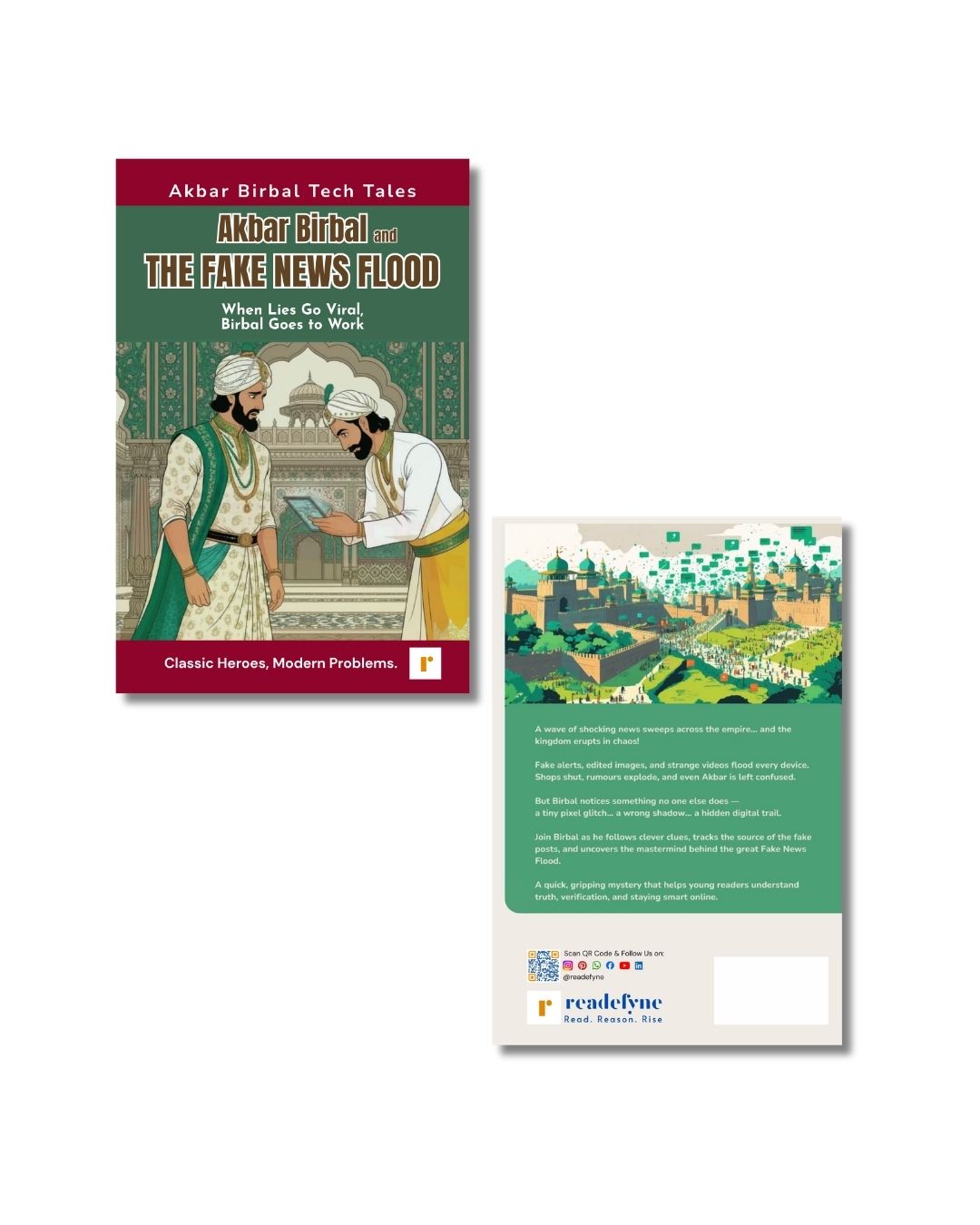 akbar birbal tech tales – set of 5 books (part 1) | children's stories on digital safety, cyber awareness | ages 8+ akbar birbal tech tales – set of 5 books (part 1) | children's stories on digital safety, cyber awareness | ages 8+